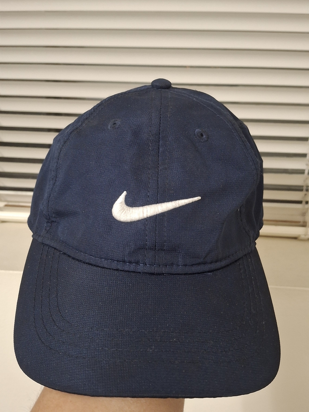 Nike Black Dri-FIT Child Cap with White Swoosh